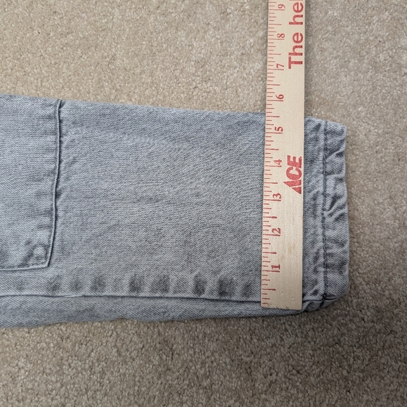 BohooMan Grey Button down Cargo Jeans size 30 - Picture 11 of 15